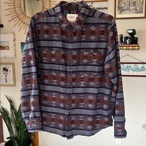 Goodfellow & Co Men's Printed Flannel 100% Cotton - Size L